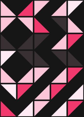 Soyut Geometrik Desen, Dijital Duvar Kağıdı