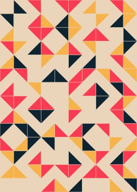 soyut geometrik desen, vektör illüstrasyonu