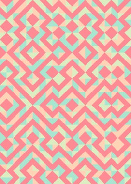 Soyut Geometrik Desen, Dijital Duvar Kağıdı