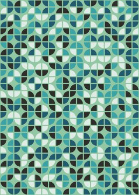 soyut geometrik desen, hesaplama sanatı illüstrasyonu