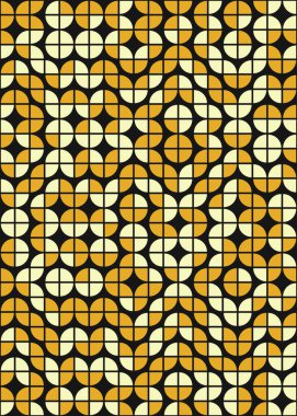 soyut geometrik desen, hesaplama sanatı illüstrasyonu