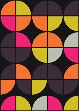 soyut geometrik desen, vektör illüstrasyonu