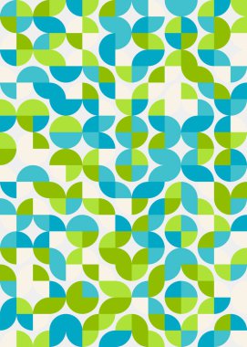 Soyut Geometrik Desen, hesaplama sanatı çizimi