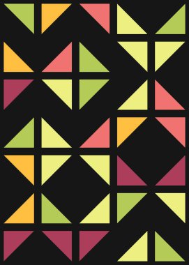 soyut geometrik desen, vektör illüstrasyonu