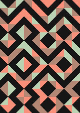 soyut geometrik desen, vektör illüstrasyonu