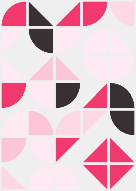 Soyut Geometrik Desen, hesaplama sanatı çizimi