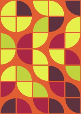 Soyut Geometrik Desen, hesaplama sanatı çizimi