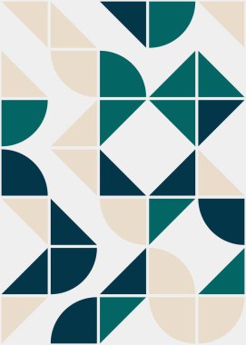 soyut geometrik desen, hesaplama sanatı illüstrasyonu