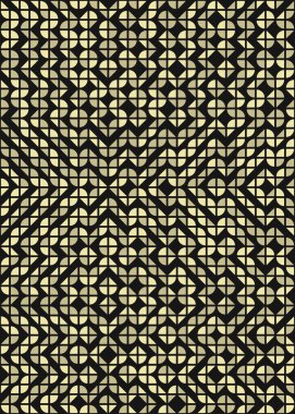 soyut geometrik desen, hesaplama sanatı illüstrasyonu