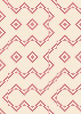 Soyut Geometrik Desen, hesaplama sanatı çizimi