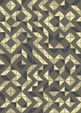 soyut geometrik desen, hesaplama sanatı illüstrasyonu