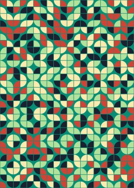 soyut geometrik desen, vektör illüstrasyonu 