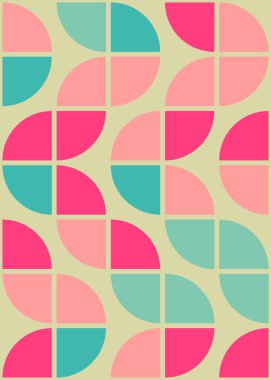 soyut geometrik desen, vektör illüstrasyonu 