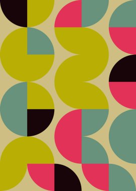 soyut geometrik desen, hesaplama sanatı illüstrasyonu