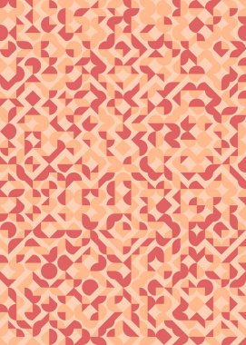 Soyut Geometrik Desen üretken hesaplama sanatı çizimi 