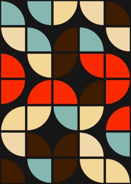 soyut geometrik desen, vektör illüstrasyonu 