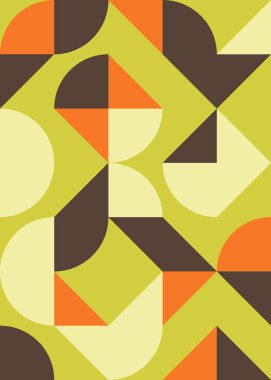 Soyut Geometrik Desen, hesaplama sanatı çizimi 