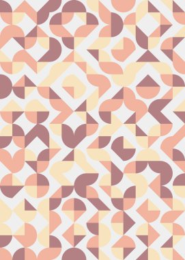 Soyut Geometrik Desen, hesaplama sanatı çizimi