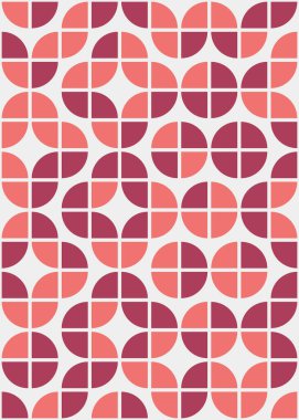 Soyut Geometrik Desen, hesaplama sanatı çizimi 