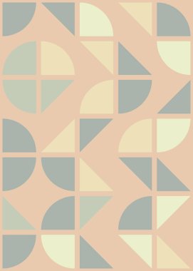 Soyut Geometrik Desen, hesaplama sanatı çizimi