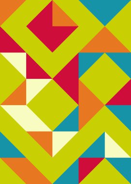 Soyut Geometrik Desen, Dijital Duvar Kağıdı