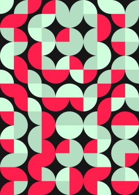 Soyut Geometrik Desen, hesaplama sanatı çizimi
