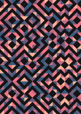 soyut geometrik desen, vektör illüstrasyonu