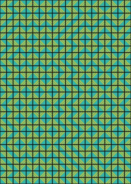 Soyut Geometrik Desen, hesaplama sanatı çizimi 
