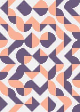 Soyut Geometrik Desen, hesaplama sanatı çizimi