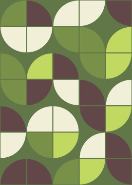 Soyut Geometrik Desen üretken hesaplama sanatı çizimi 