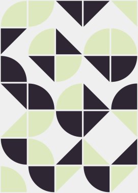 Soyut Geometrik Desen üretken hesaplama sanatı çizimi 