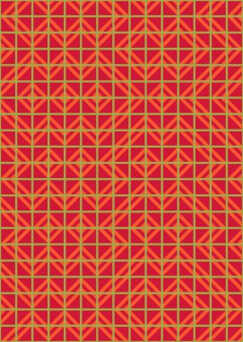 Soyut Geometrik Desen üretken hesaplama sanatı çizimi 