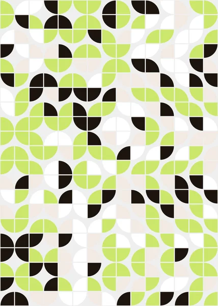 Abstraktes Geometrisches Muster Computergestützte Kunstillustration — Stockvektor