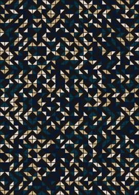 Soyut Geometrik Desen, hesaplama sanatı çizimi