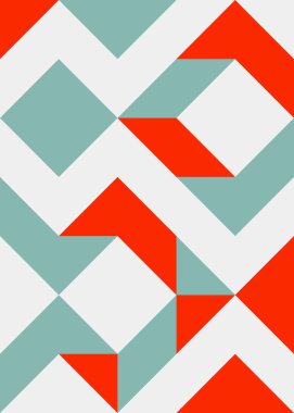 soyut geometrik desen, hesaplama sanatı illüstrasyonu