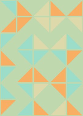 Soyut Geometrik Desen, hesaplama sanatı çizimi 