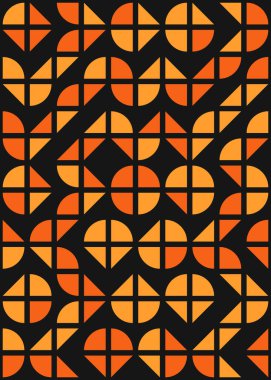 Soyut Geometrik Desen üretken hesaplama sanatı çizimi 