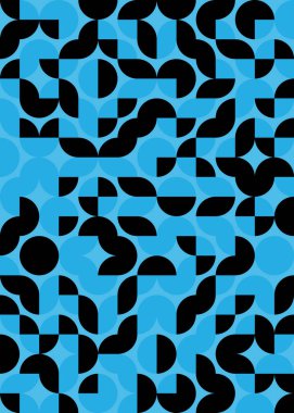 soyut geometrik desen, hesaplama sanatı illüstrasyonu