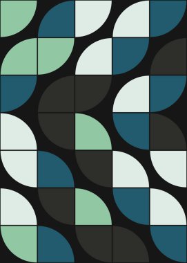 soyut geometrik desen, hesaplama sanatı illüstrasyonu