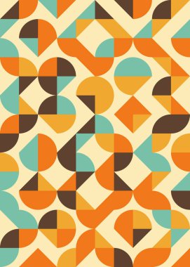 soyut geometrik desen, hesaplama sanatı illüstrasyonu