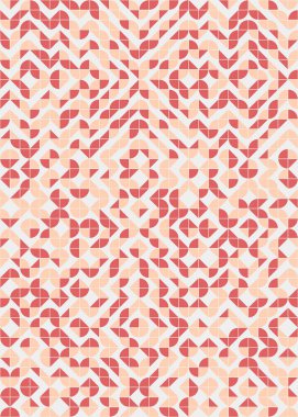 soyut geometrik desen, hesaplama sanatı illüstrasyonu