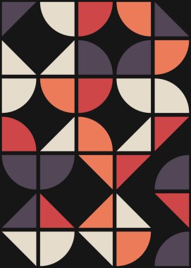 soyut geometrik desen, vektör illüstrasyonu    