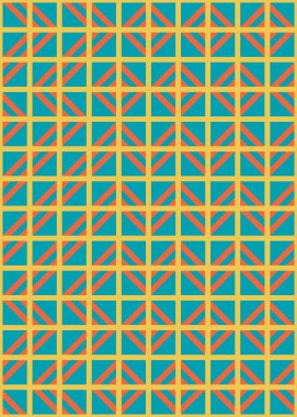 Soyut Geometrik Desen üretken hesaplama sanatı çizimi 