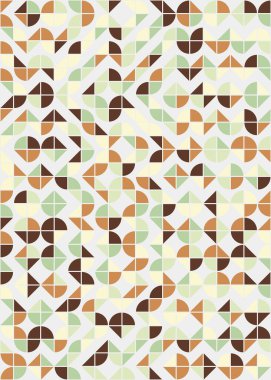 Soyut Geometrik Desen, hesaplama sanatı çizimi