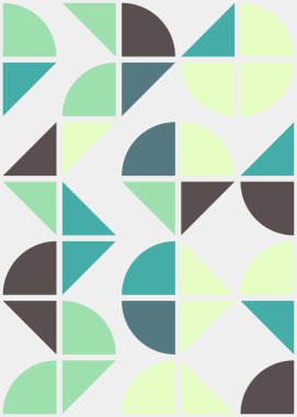 Soyut Geometrik Desen, hesaplama sanatı çizimi
