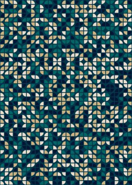 soyut geometrik desen, hesaplama sanatı illüstrasyonu