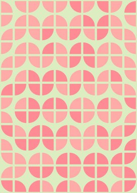 Soyut Geometrik Desen, hesaplama sanatı çizimi 