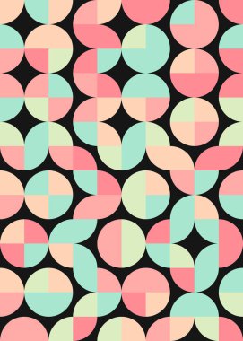 Soyut Geometrik Desen, hesaplama sanatı çizimi