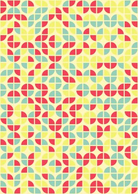 soyut geometrik desen, hesaplama sanatı illüstrasyonu