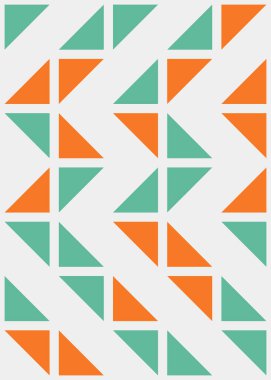 Soyut Geometrik Desen, hesaplama sanatı çizimi